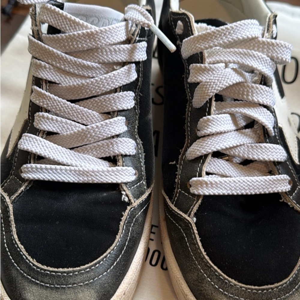 Golden Goose Anthracite and White Sneakers - Picture 2 of 8